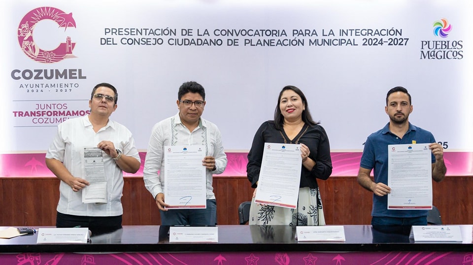 Dan a conocer la convocatoria para integrar el Consejo Ciudadano de Planeación Municipal 2024-2027