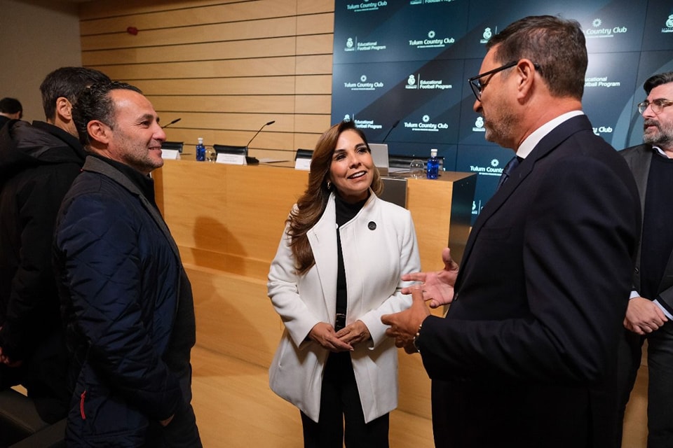 La Fundación Real Madrid  llega a Tulum, Quintana Roo, ratifican alianza por los jóvenes
