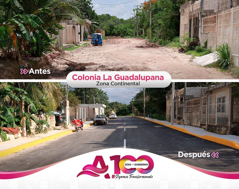 Atenea Gómez Ricalde transforma la calidad de vida en la colonia La Guadalupana en Ciudad Mujeres