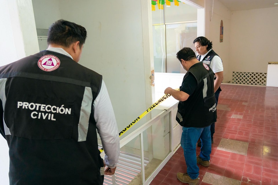 Gobierno Municipal da seguimiento a la salud de los trabajadores lesionados en desplome del elevador