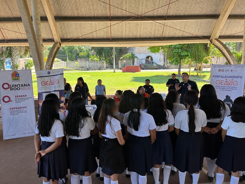 Realiza el SESESC jornada de prevención en municipios del centro y norte de Quintana Roo