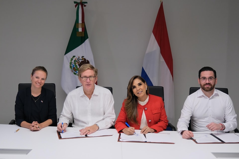 Se reúne Mara Lezama con embajador de los Países Bajos a fin de fortalecer proyectos de protección ambiental