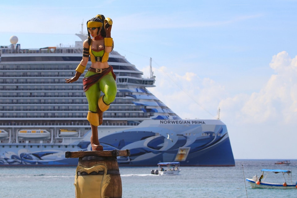 Casi 100 mil turistas de cruceros llegan a Cozumel a partir del lunes