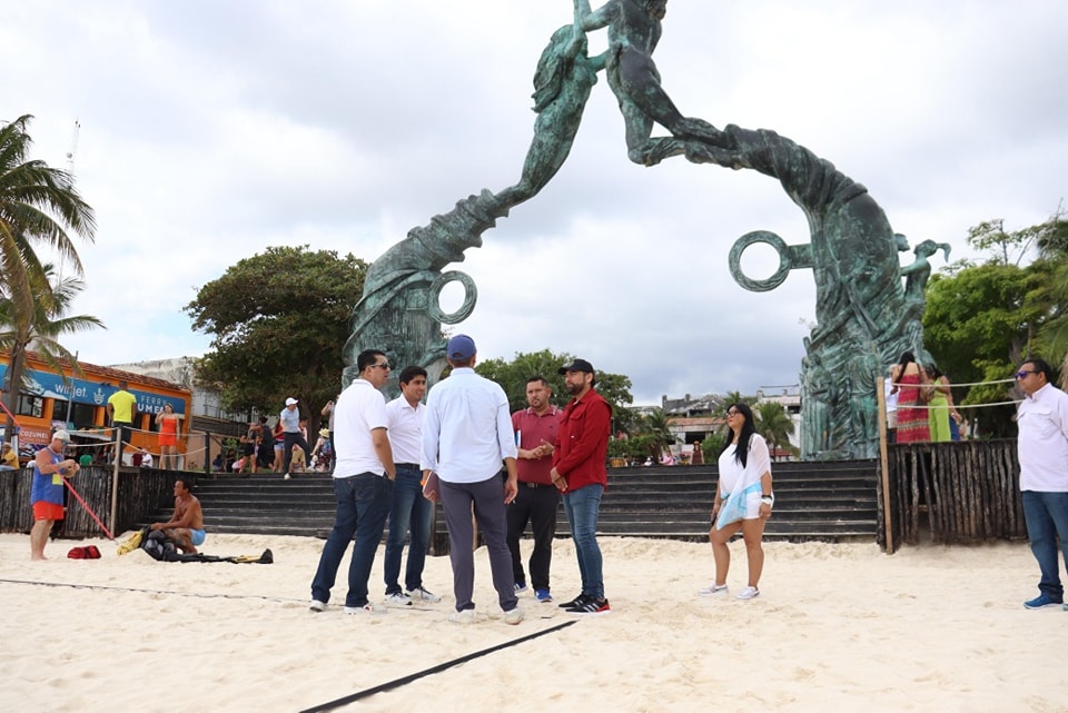 Inician preparativos del Tour Mundial de Voleibol de Playa Elite 16 Playa del Carmen 2025: CODEQ