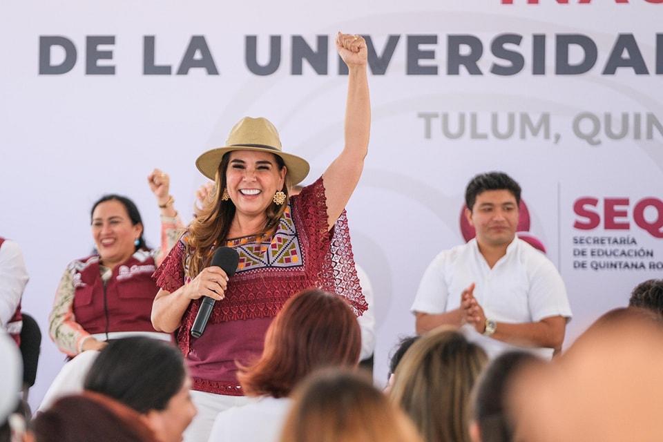 Inaugura Mara Lezama la Universidad Tecnológica de Tulum, primera institución de educación superior pública