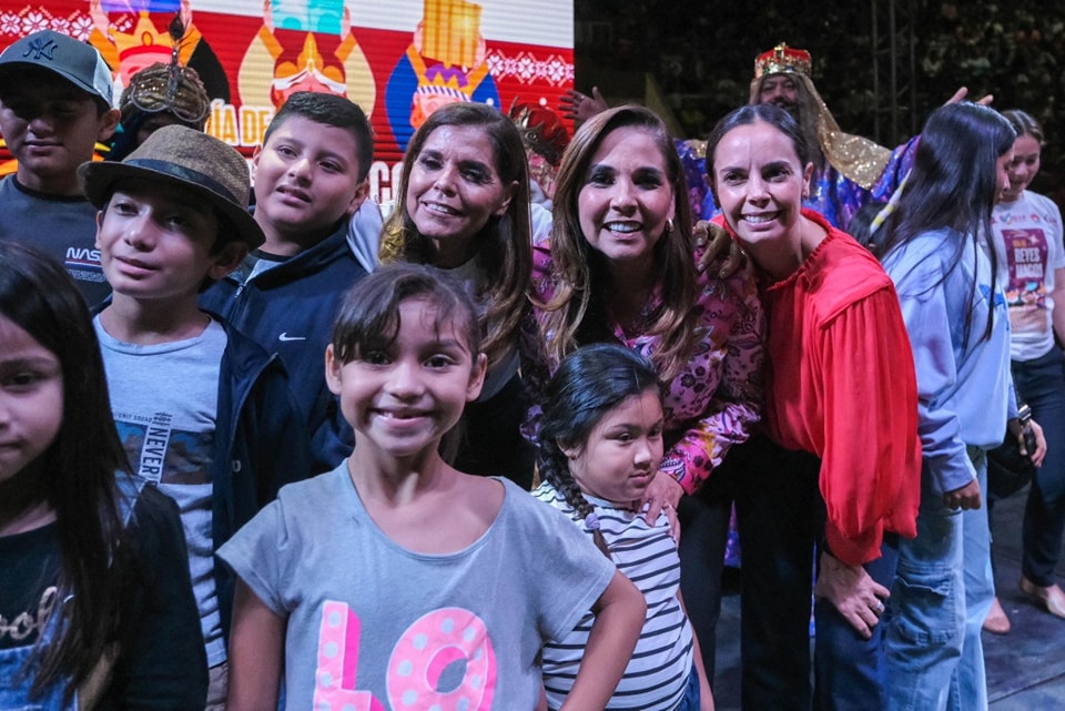 Festeja Mara Lezama junto a más de 9 mil 600 niñas, niños y familias de Cancún
