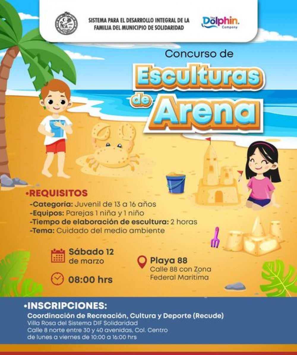 Concluyen inscripciones para concurso de esculturas de arena en Playa del Carmen