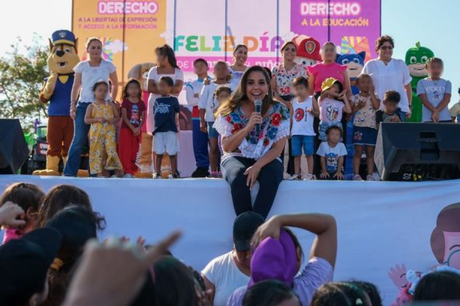 Celebra el DIF Quintana Roo a niños, niñas y adolescentes de Playa del Carmen